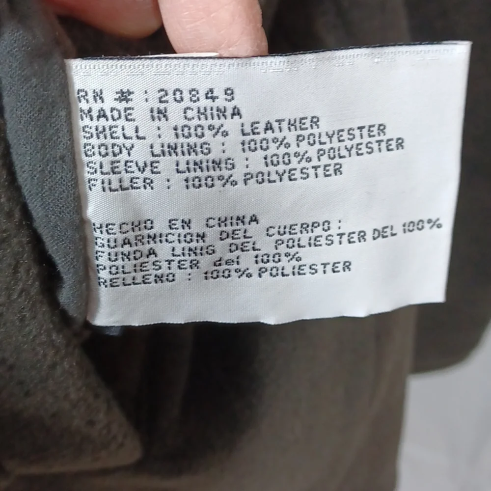 Excelled Mens Leather Reversible Vest Color Brown  Size XL - Picture 4 of 8